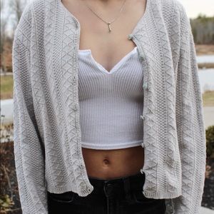 Vintage Cobalt Cardigan!